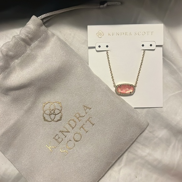 Kendra Scott Pink Elisa Necklace - Picture 4 of 5